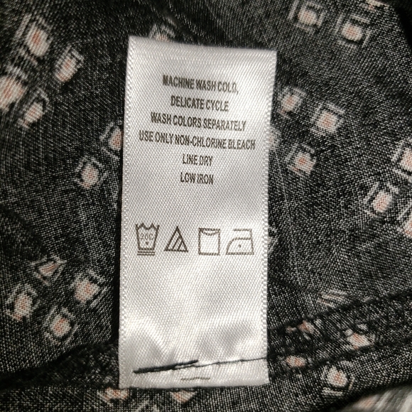 Woman Within Rayon Pants--Black with Tan Squares - Picture 4 of 4